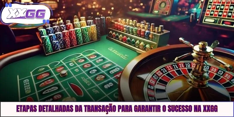 Etapas detalhadas da transação para garantir o sucesso na XXGG